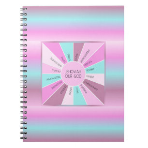 JW Qualities of Our God Jehovah Notebook