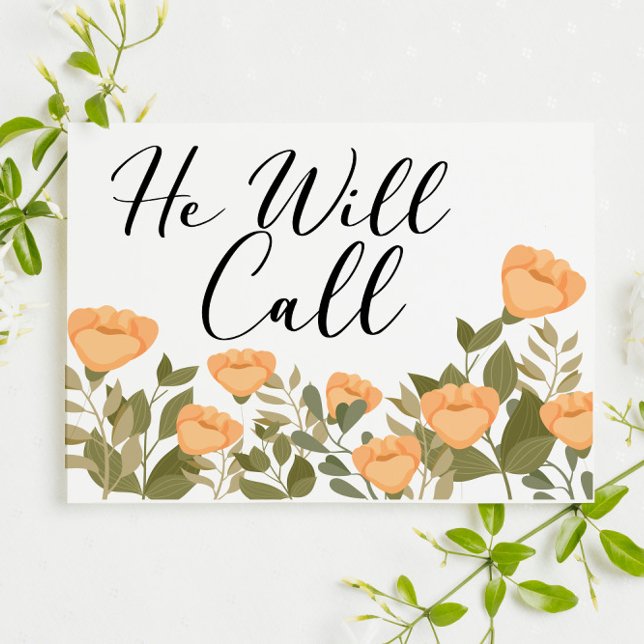  JW Sympathy He Will Call  Card (Creator Uploaded)