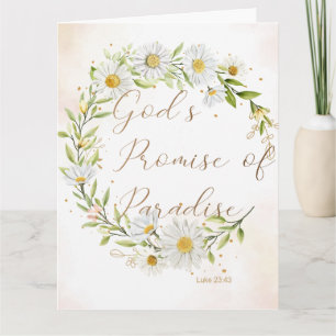  JW Sympathy JW Funeral Luke 23:43  Card