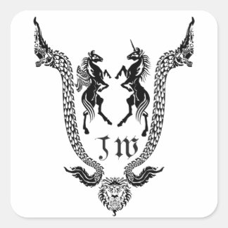 JW Thailand Buddha Square Sticker