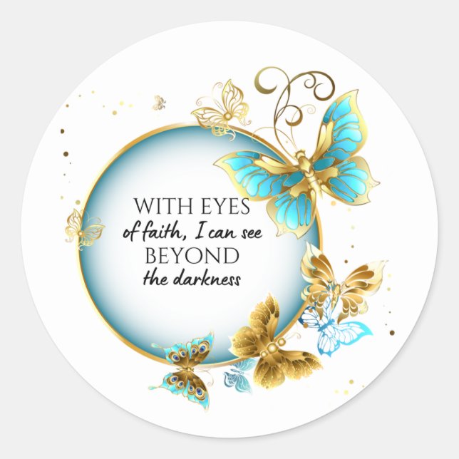 JW With Eyes of Faith Stickers (Front)