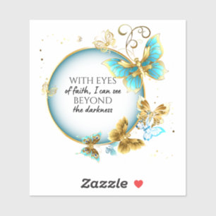 JW With Eyes of Faith Vinyl Sticker