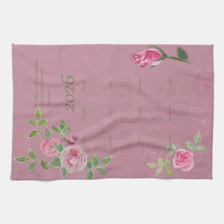 JW year text customize with calendar  Kitchen Towel