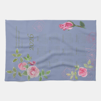 JW year text customize with calendar  Kitchen Towel