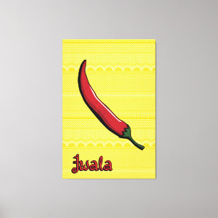 Jwala Chili Pepper Canvas Art