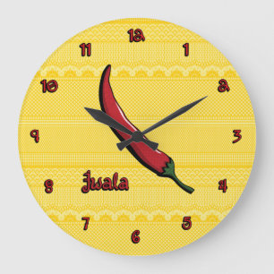 Jwala Chili Pepper Clock