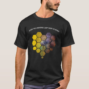 JWST Heart Shaped Mirrors Valentine s Day Romantic T-Shirt