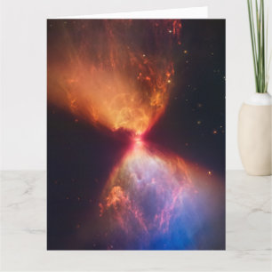 JWST Hourglass Protostar Formation Card