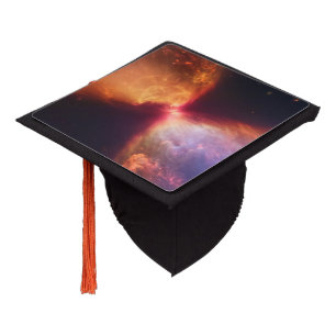JWST Hourglass Protostar Formation Graduation Cap Topper