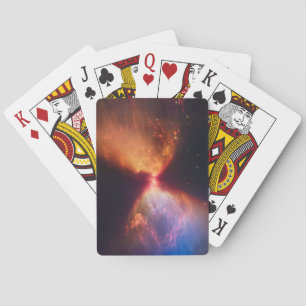 JWST Hourglass Protostar Formation Playing Cards