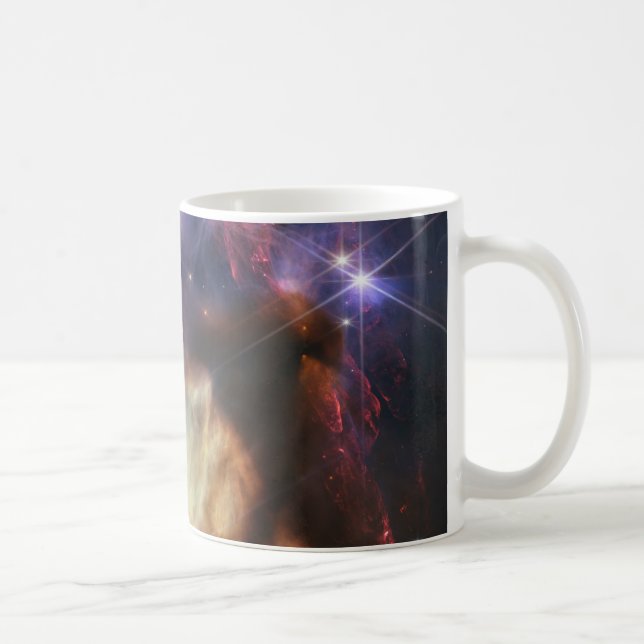 JWST Image of Rho Ophiuchi Stars Coffee Mug (Right)