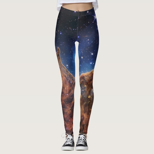 JWST James Webb Space Telescope Cosmic Cliffs Leggings (Front)