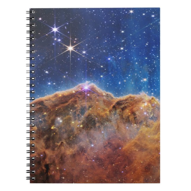 JWST James Webb Space Telescope Cosmic Cliffs Notebook (Front)