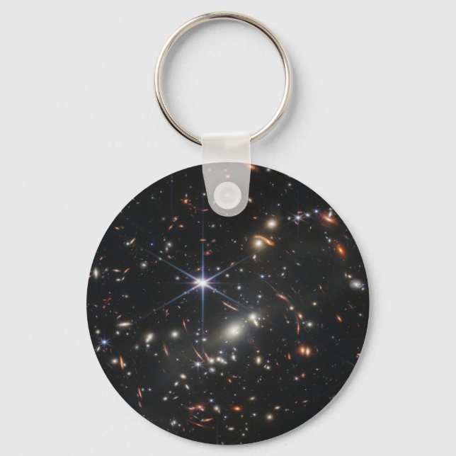 JWST James Webb Space Telescope First Images Keychain (Front)