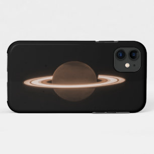 JWST James Webb Space Telescope Saturn Infrared iPhone 11 Case