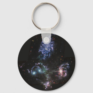 JWST James Webb Space Telescope Stephan’s Quintet Keychain
