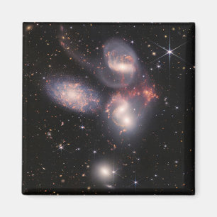 JWST James Webb Space Telescope Stephan’s Quintet Magnet