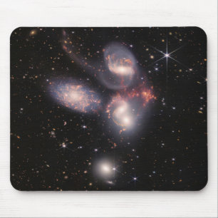 JWST James Webb Space Telescope Stephan’s Quintet Mouse Pad