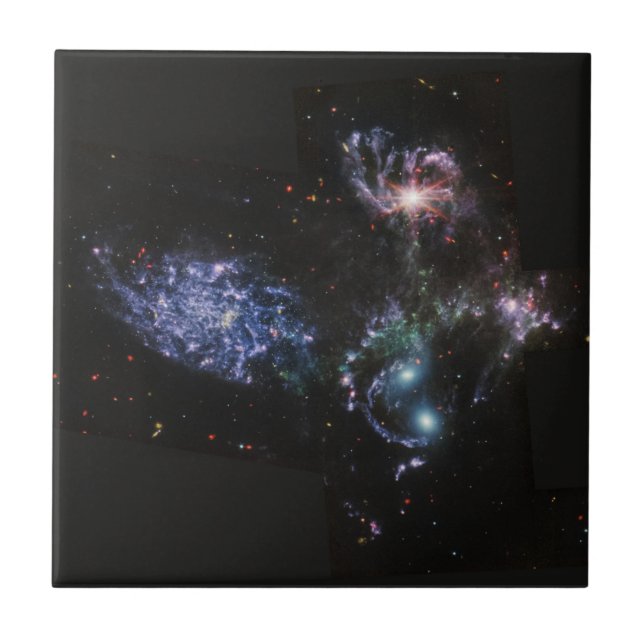 JWST James Webb Space Telescope Stephan’s Quintet Tile (Front)