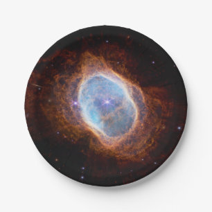 JWST James Webb Telescope Southern Ring Nebula Paper Plate