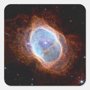 JWST James Webb Telescope Southern Ring Nebula  Square Sticker