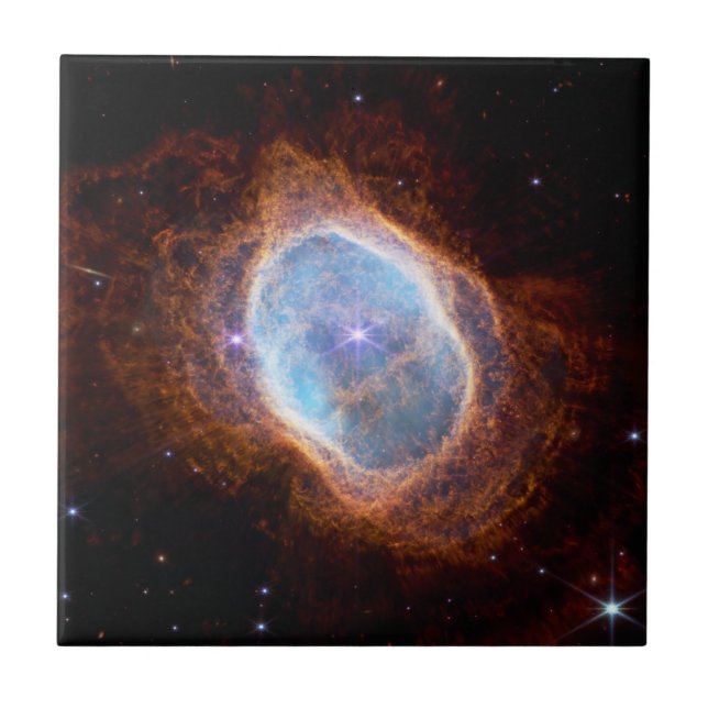 JWST James Webb Telescope Southern Ring Nebula Tile (Front)