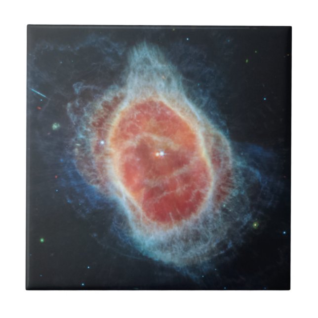 JWST James Webb Telescope Southern Ring Nebula Tile (Front)