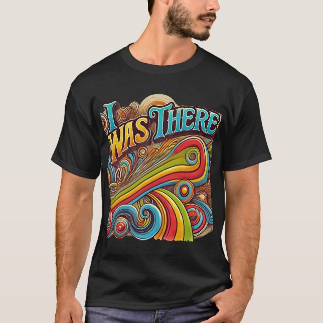 "J'Y Étais" T-shirt Reggae Psychédélique (Devant)