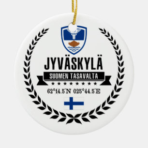 Jyväskylä Ceramic Ornament