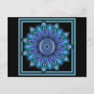K111 Blue Burst Postcard