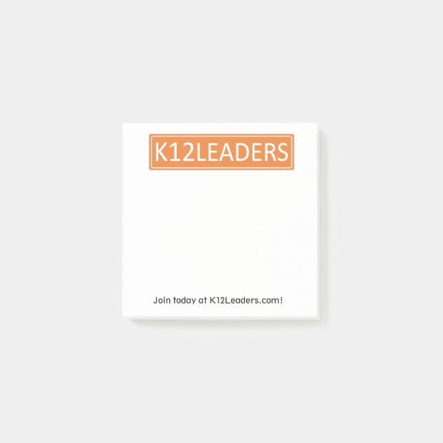 K12Leaders Post-its! Post-it Notes (Front)