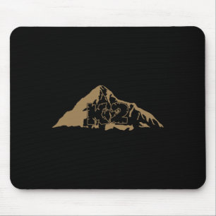 K2 - Mountain Climbing Rock Climber Everest Tee Mouse Pad