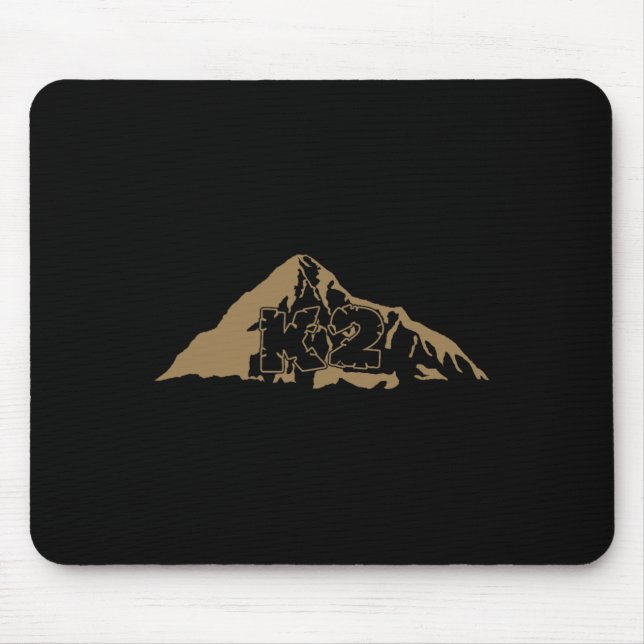 K2 - Mountain Climbing Rock Climber Everest Tee  Mouse Pad (Front)