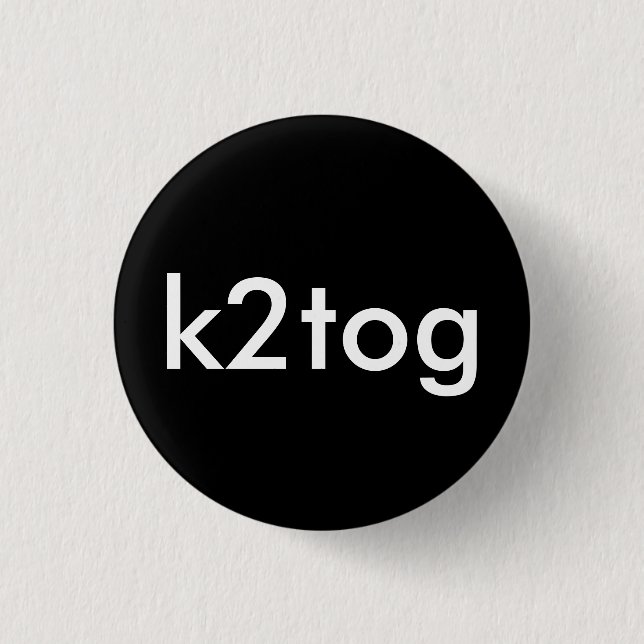 k2tog 1 inch round button (Front)
