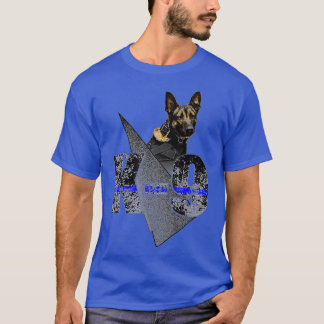 K9 Belgian Malinois Dog Awesome Police Sheriff T-Shirt