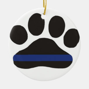 K9 Blue Line Ornament
