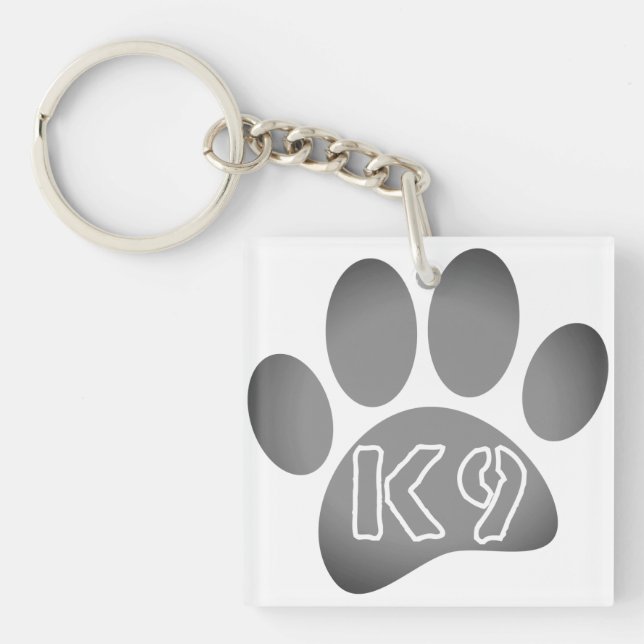 K9 Dog Lovers Keychain (Front)