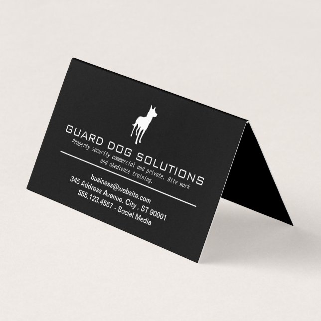 K9 | Dog Training Business Card (Back)
