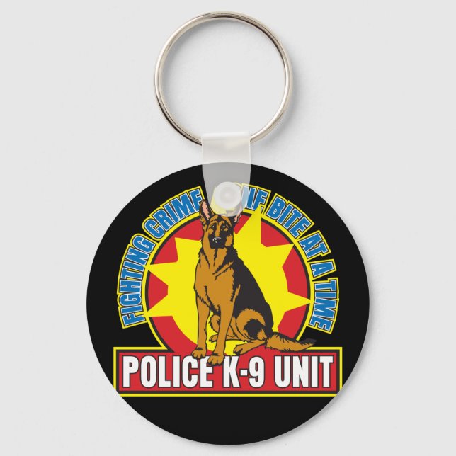 K9 German Shepherd Bite Keychain (Front)