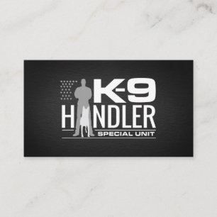 K9 Handler - K9 Officer- K9 Unit Business Card