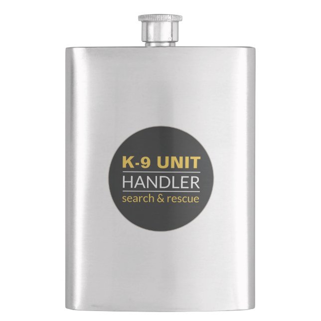 K9 Officer Flask (Front)