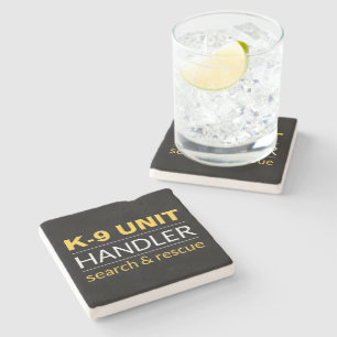 K9 Officer Stone Coaster