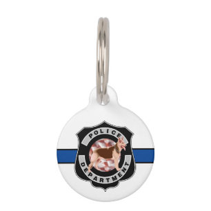 K9 Police and Law Enforcement Officers  Pet ID Tag