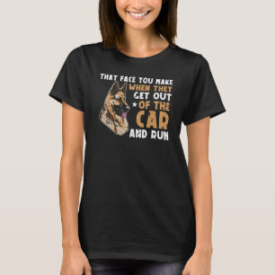 K9 Police Dog Get Out Of The Car K9 Police Officer T-Shirt