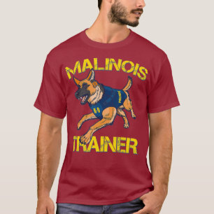 K9 Police Dog Malinois Trainer T-Shirt