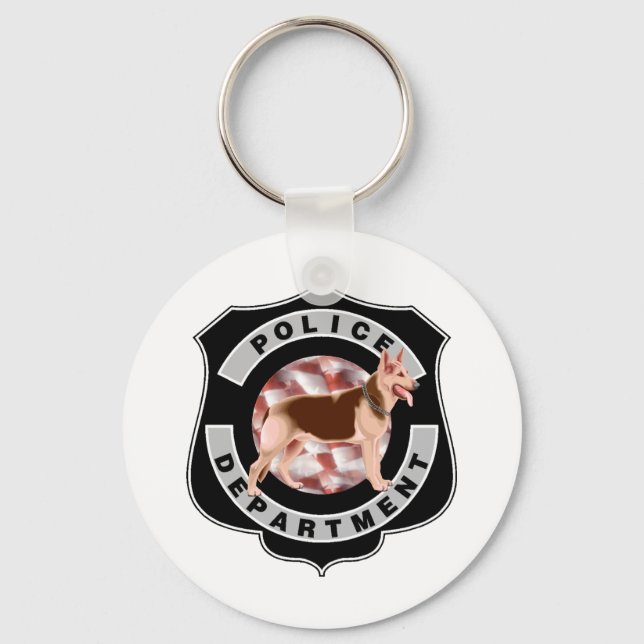 K9 Police Keychain (Front)