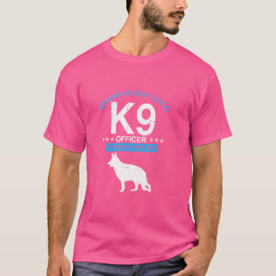 K9 Police Officer Design for K9 Thin Blue Line T-Shirt