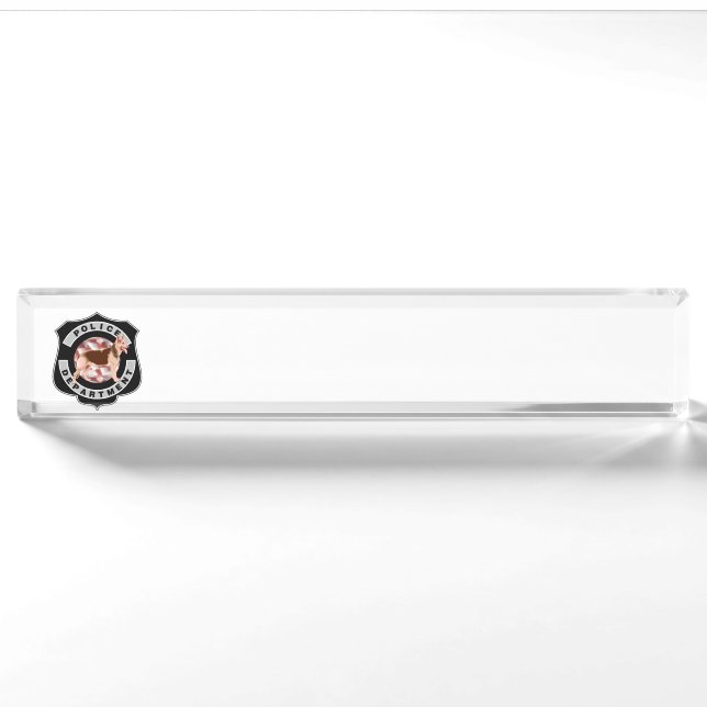 K9 Police Officers Nameplate (Front)