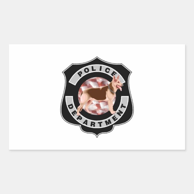 K9 Police Sticker (Front)