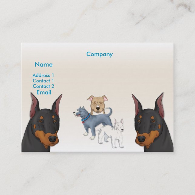 K9 Profile Business Card (Front)